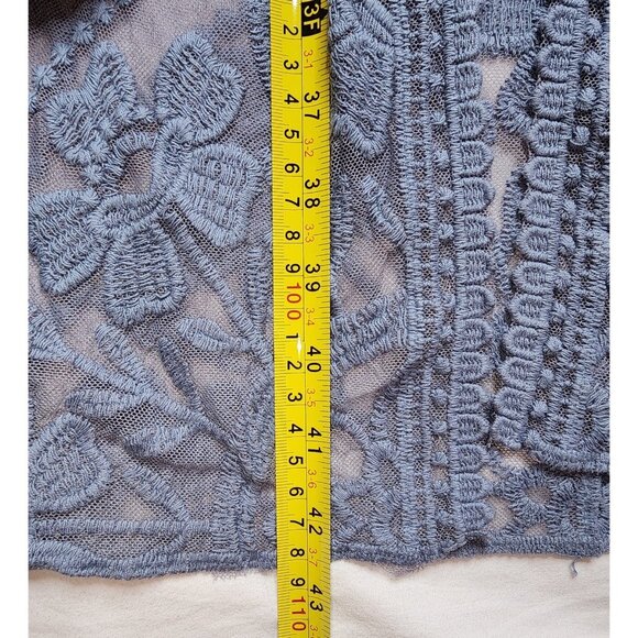 Altar'd State Lace Open Cardigan size XS/S Blue - Picture 5 of 5